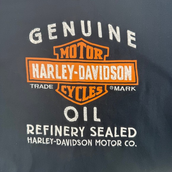 Harley Davidson Men's Large Black Long Sleeve Shirt Crew Neck Newnan, Georgia - Picture 9 of 12